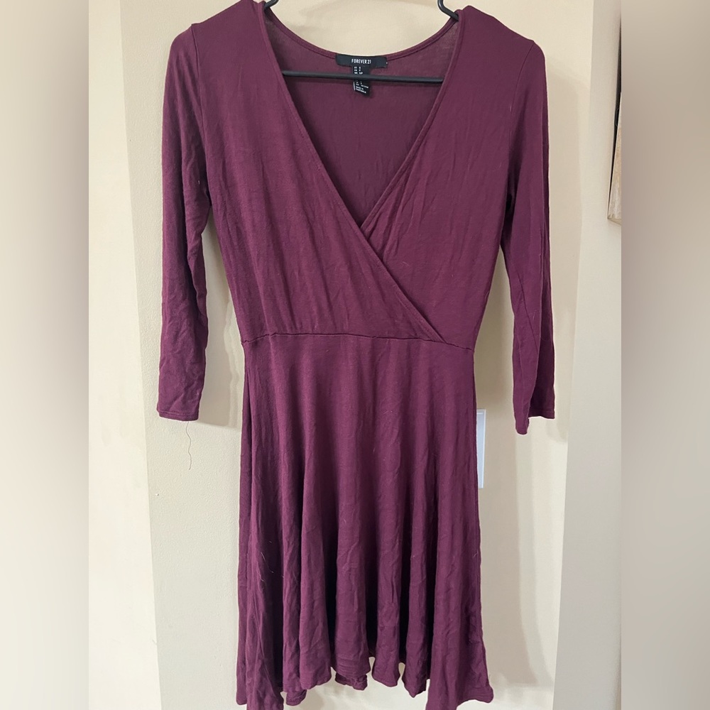 Maroon Forever21 dress